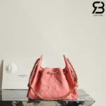 Túi Chanel 25 Mini Hobo Handbag Dusty Pink Suede Calfskin Hồng Đất 20CM Best Quality