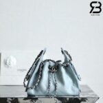 Túi Chanel 25 Mini Hobo Handbag Light Blue Caviar Màu Xanh Nhạt 20CM Best Quality