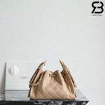 Túi Chanel 25 Mini Hobo Handbag Light Brown Caviar Màu Nâu Nhạt 20CM Best Quality