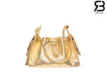 Túi Chanel 25 Mini Hobo Handbag Metallic Gold Caviar Màu Vàng 20CM Best Quality