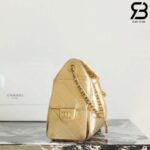 Túi Chanel 25 Mini Hobo Handbag Metallic Gold Caviar Màu Vàng 20CM Best Quality