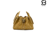 Túi Chanel 25 Mini Hobo Handbag Brown Suede Calfskin Nâu 20CM Best Quality
