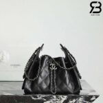 Túi Chanel 25 Mini Hobo Handbag Black Caviar Màu Đen 20CM Best Quality