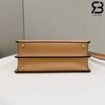 Túi Fendi Peekaboo ISeeU Medium Size 33 Beige Calfskin cao cấp