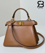 Túi Fendi Peekaboo ISeeU Petite Brown Nappa leather Màu Nâu Best Da Ý