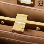 Túi Fendi Peekaboo ISeeU Petite Brown Nappa leather Màu Nâu Best Da Ý