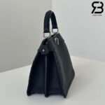 Túi Fendi Peekaboo ISeeU Petite Size 20 Black Grained Calfskin Hand Sewn Best Da Ý