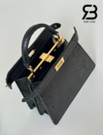 Túi Fendi Peekaboo ISeeU Petite Size 20 Black Python cao cấp