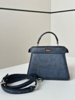 Túi Fendi Peekaboo ISeeU Petite Size 20 Blue Python cao cấp