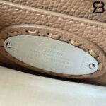 Túi Fendi Peekaboo ISeeU Petite Size 20 Dove Grey Grained Calfskin Hand Sewn Best Da Ý