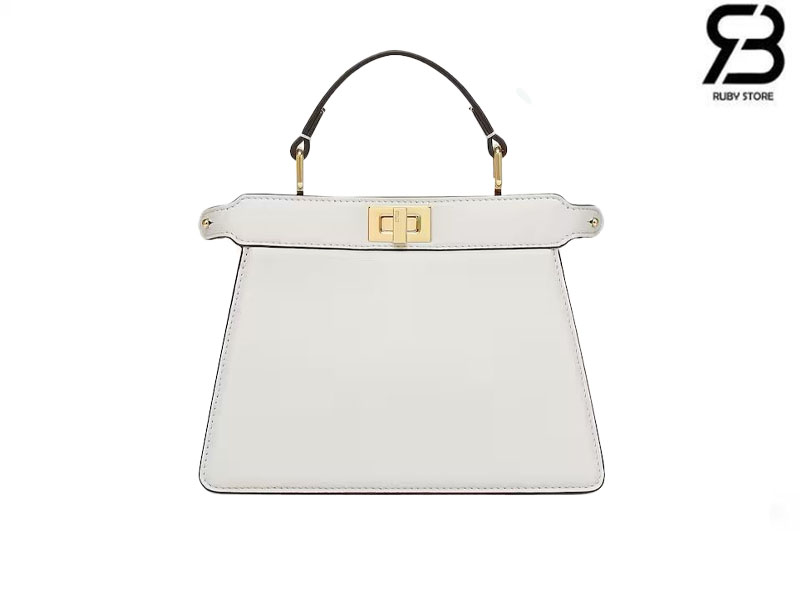 Túi Fendi Peekaboo ISeeU Petite White Nappa leather Màu Trắng Best Da Ý