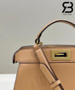 Túi Fendi Peekaboo ISeeU Small Size 27 Beige Calfskin Màu Be Best Da Ý