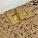 Túi Fendi Peekaboo ISeeU Small Size 27 Beige Interlace Leather Best Da Ý