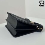 Túi Fendi Peekaboo ISeeU Small Size 27 Black Interlace Leather Best Da Ý