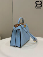 Túi Fendi Peekaboo ISeeU Small Size 27 Blue Calfskin Xanh Dương Best Da Ý