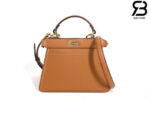 Túi Fendi Peekaboo ISeeU Small Size 27 Brown Calfskin Màu Nâu Best Da Ý