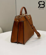 Túi Fendi Peekaboo ISeeU Small Size 27 Brown Calfskin Màu Nâu Best Da Ý
