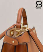 Túi Fendi Peekaboo ISeeU Small Size 27 Brown Calfskin Màu Nâu Best Da Ý
