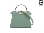 Túi Fendi Peekaboo ISeeU Small Size 27 Mint Green Calfskin Xanh Mint Best Da Ý