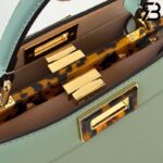 Túi Fendi Peekaboo ISeeU Small Size 27 Mint Green Calfskin Xanh Mint Best Da Ý