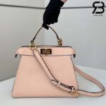 Túi Fendi Peekaboo ISeeU Small Size 27 Pink Calfskin Hồng Best Da Ý