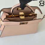 Túi Fendi Peekaboo ISeeU Small Size 27 Pink Calfskin Hồng Best Da Ý
