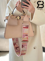 Túi Fendi Peekaboo ISeeU Small Size 27 Pink Calfskin Hồng Best Da Ý