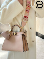 Túi Fendi Peekaboo ISeeU Small Size 27 Pink Calfskin Hồng Best Da Ý