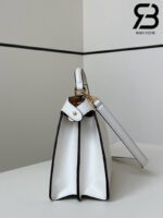 Túi Fendi Peekaboo ISeeU Small Size 27 White Calfskin Trắng Best Da Ý