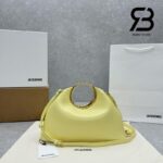 Túi Jacquemus Le Calino Acid Green Calfskin Xanh Lá Best Da Ý - góc nghiêng chi tiết