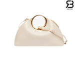 Túi Jacquemus Le Calino Light Ivory Calfskin màu trắng sang trọng