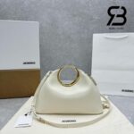 Túi Jacquemus Le Calino Light Ivory Calfskin Màu Trắng Best Da Ý góc nghiêng