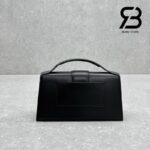 Túi Jacquemus Le grand Bambino 23CM Black Shiny Calfskin chất lượng tốt