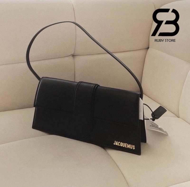 Túi Jacquemus The Long Bambino Black Cowskin 28CM chất lượng tốt nhất
