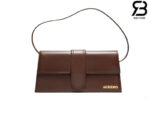 Túi Jacquemus The Long Bambino Brown Cowskin 28CM cao cấp