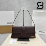 Túi Jacquemus The Long Bambino Brown Cowskin 28CM chi tiết góc nghiêng