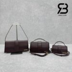 Túi Jacquemus The Long Bambino Brown Cowskin 28CM chất lượng cao