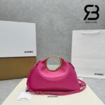 Túi Jacquemus The small Calino Pink Calfskin Hồng góc nghiêng chi tiết