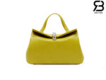 Túi Jacquemus The small Valérie Acid Green Goatskin 24CM Xanh Lá Best Da Ý sang trọng