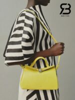 Túi Jacquemus The small Valérie Acid Green Goatskin 24CM Xanh Lá Best Da Ý với thiết kế tinh tế