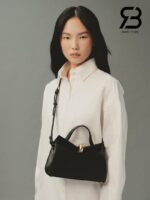 Túi Jacquemus The small Valérie Black Goatskin 24CM Màu Đen Best Da Ý