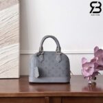 Túi LV Alma BB M12561 Trianon Gray Monogram Calfskin Màu Xám Best Quality