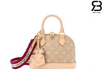 Túi LV Alma BB M25728 Travels With Grace Coddington Meowgram Canvas Màu Kem Best Quality