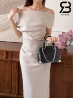 Túi LV Alma Trunk BB H27 M27812 Black Monogram Saga Calfskin Màu Đen Best Quality