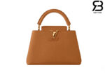 Túi LV Capucines BB M25089 Tan Taurillon Màu Nâu Best Quality