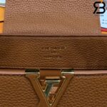 Túi LV Capucines BB M25089 Tan Taurillon Màu Nâu Best Quality