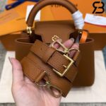 Túi LV Capucines BB M25089 Tan Taurillon Màu Nâu Best Quality