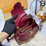 Túi LV Capucines Mini M27034 Plum Taurillon Màu Tím Mận 21CM Best Quality