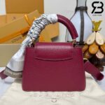 Túi LV Capucines Mini M27034 Plum Taurillon Màu Tím Mận 21CM Best Quality