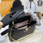 Túi LV Confetti Capucines BB Black M28197 Đen 27CM Best Quality